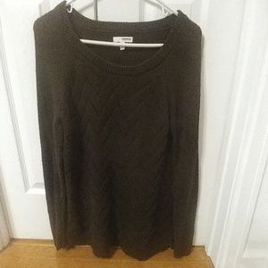 SONOMA Lg Dark Brown sweater